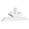 Ekena Millwork Richland Architectural Grade PVC Gable Bracket, 48"W x 16"H x 4"D x 4"F, 8/12 Pitch GBP048X16X0404RIC00 - alternate 1